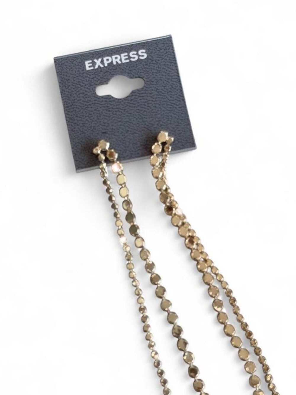 Express Gold Chain Earrings
